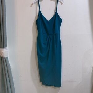 Miami Teal Midi Dress